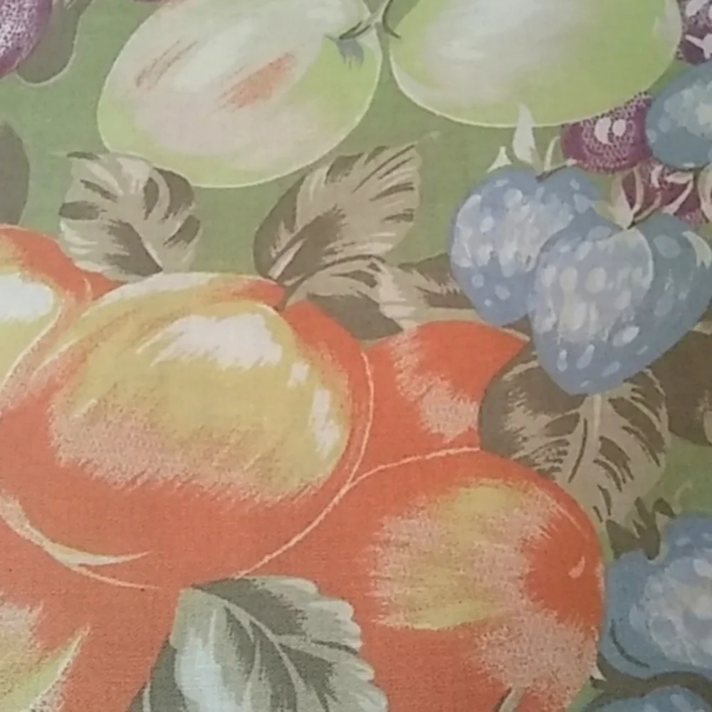 Cloth Placemat & Napkin Set (4) Fruit Theme Multicolor | EUC